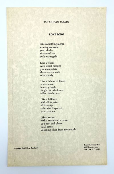 Love Song [Broadside]