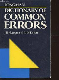Longman Dictionary of Common Errors
