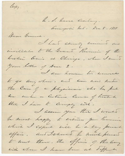 General Grants election has brought such actual Peace, that there is not a part of a peg even, to hang an excitement on