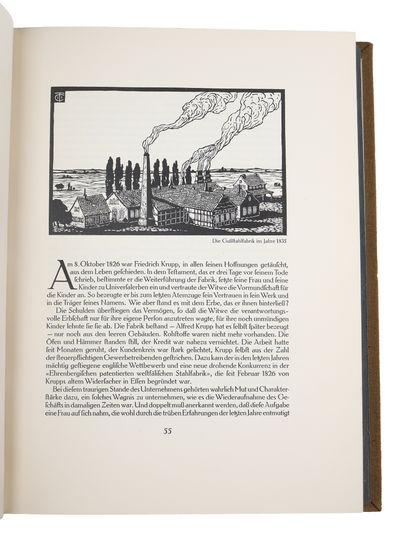 Krupp 1812 - 1912. Zum 100jährigen Bestehen der Firma Krupp und der Gussstahlfabrik Essen-Ruhr (+) Festakt im Lichthohf des Hauptverwaltungsgebäudes. (photo 5)