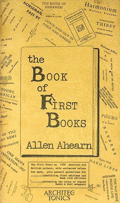 The Book of First Books