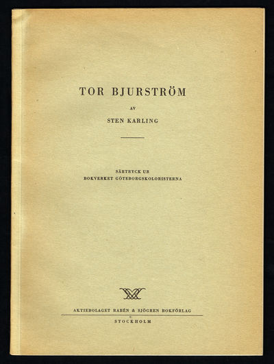 Tor Bjurström.