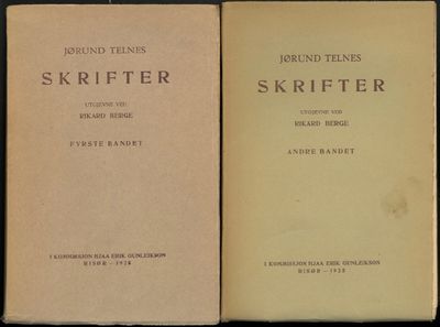 Skrifter utgjevne ved Rikard Berge. I-II.