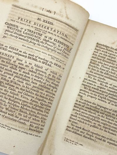 CADMUS: Or, A Treatise on the Elements of Written Language [...] With an essay on the mode of teaching the surd or deaf, and consequently dumb, to speak