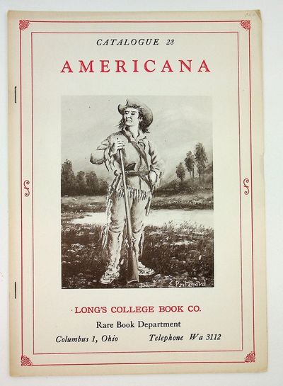 Columbus,, Ohio: Long's College Book Co, 1954. Staplebound. Good. 11 1/8 x 8 7/8 inches. Stapled. Mi...