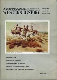 Montana Western History Winter 1972 Volume XXII Number One