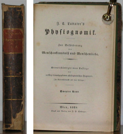 J. C. Lavater´s Physiognomik. Zur Berförderung…