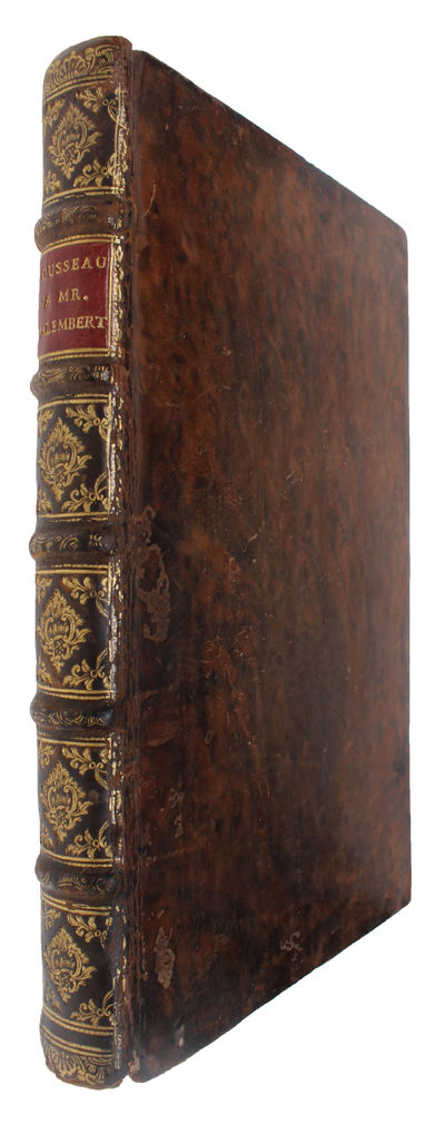 A Mr. D'Alembert...sur son Article Genève dans le VIIme. Volume de l'Encyclopédie et particulierement, sur le projet d'établir un Théatre de Comédie en cette Ville. - [THE PLACE OF ENTERTAINMENT IN SOCIETY] (photo 2)