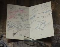cover of Farewell Dinner menu to Members of the Australian Rowing Team competing at the 1952 Helsink Olympic Games