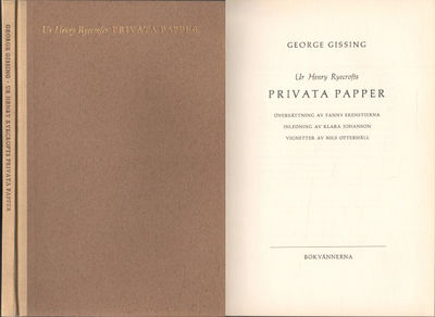 UR HENRY RYECROFTS PRIVATA PAPPER.