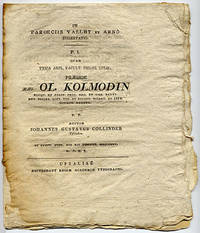 De paroeciis Vallby et Arnö dissertatio. A.a. I.