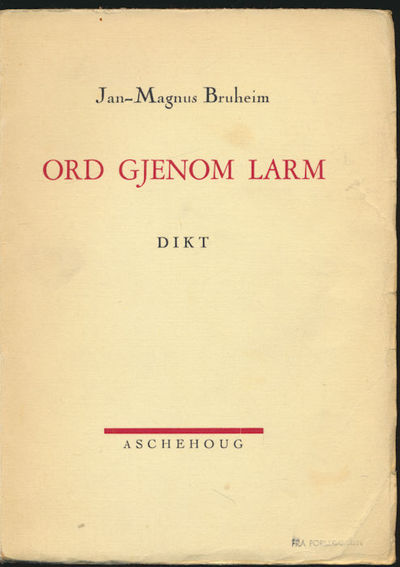 Ord gjenom larm. Dikt