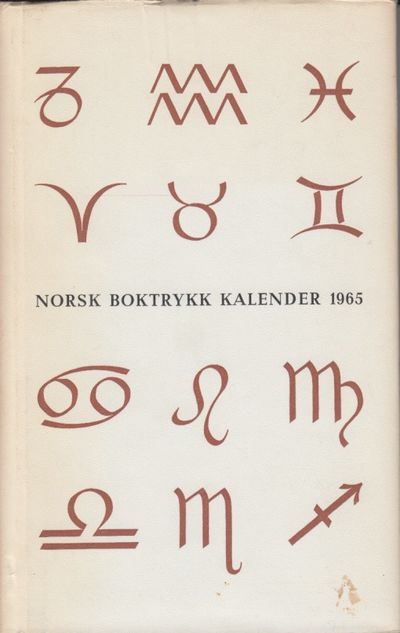 Norsk boktrykk kalender.
