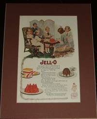 Original 1919 Jell-o Advertisement Matted