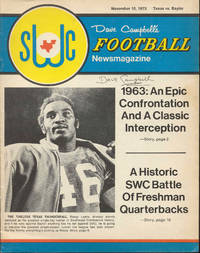 Dave Campbell's Football Newsmagazine (Vol. 1, No. 9, Nov. 10, 1973)