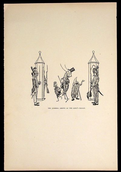 PRINT - Fairy Tales and Stories: "The Jumpers Arrive At the King's Palace