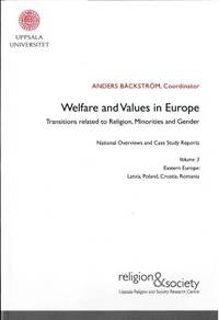 Welfare and Values in Europe. Transitions related…