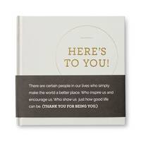 Here's to You - A Thank You Gift Book Filled with Quotes of Appreciation
