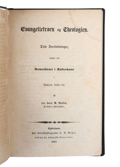 Evangelietroen og Theologien. Tolv Forelæsninger,…