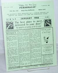 image of Personally: the Midwest's most respected gay_lesbian personal ads serving the Kansas City area_surrounding states; vol. 4, #1, January 1988;
