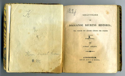 Berättelser ur däggande djurens historia, till…