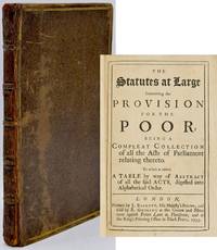 [LAW] THE STATUTES AT LARGE CONCERNING THE PROVISION FOR THE POOR