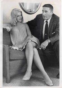 Original photograph of Mickey Spillane and his second wife, Sherri Malinou, in 1967