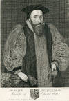 Bishop of Chester: 1623. Engraved Portrait by T. Trotter