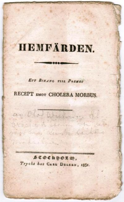 Hemfärden. Ett Bihang till poemet Recept emot…