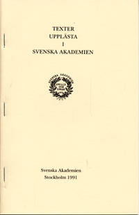 Akademien och språket. + Tor Hedberg. Essä av…