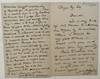 EDWARD PERRY WARREN and Tomasso Virzi letters to Roger Fry, 1910