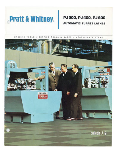 PJ200, PJ400, PJ600: Automatic Turret Lathes [Bulletin A12]