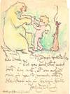 Two Illustrated Letters Signed