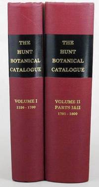 image of CATALOGUE OF BOTANICAL BOOKS IN THE COLLECTION OF RACHEL McMASTERS MILLER HUNT