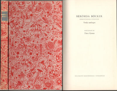 BERÖMDA BÖCKER (III). Bokhistoriska uppsatser.…