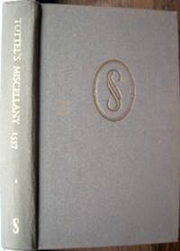 cover of Songs and Sonnets (Tottel's Miscellany). 1557.
