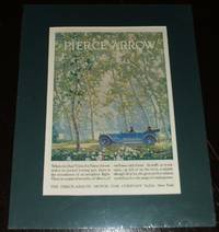 1920 Full Page Color Automotive Ad for Pierce-Arrow , Matted Ready to Frame