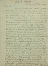 ASKING DANIEL WEBSTER TO PERSUADE CONGRESS TO REPEAL A PUNITIVE ACT AGAINST SOUTH CAROLINA, passed a the time of the secession threat in 1832, in an autograph letter to Webster, signed December 24, 1833 from Wheeling and addressed by him on the verso of an integral leaf