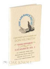 San Diego: Ash Ranch Press, 1987. stiff paper wrappers. Miniature Books. miniature book (5.5 x 8.1 c...