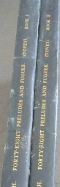 image of Forty-Eight Preludes and Fugues by J S Bach - 2 Books
