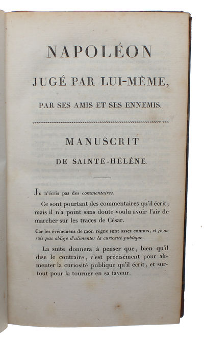 Napoléon jugé par lui-méme, par ses Amis et ses Ennemis. (photo 3)