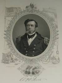 Original 1866 Engraved Protrait of Admiral Andrew Hull Foote from a Brady  Photograph