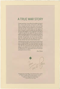 cover of The Things They Carried (Original broadside excerpt from the 1990 short story collection)