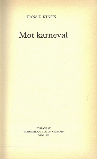 Mot karneval.