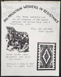 Big Mountain Weavers in Resistance [handbill]