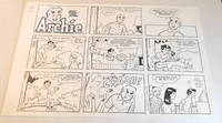 &quot;ARCHIE&quot;: Raj&#039;s innovative photography stunts backfire. ORIGINAL SUNDAY COMIC STRIP ART by HENRY SCARPELLI &amp; CRAIG BOLDMAN. by Scarpelli, Henry; and Boldman, Craig - 2008.