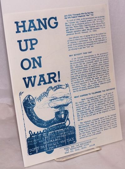 Hang up on war! [handbill]