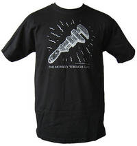 The Wrench T-Shirt - Black (M); The Monkey Wrench Gang T-Shirt Series