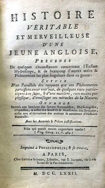 Histoire veritable et merveilleuse d’une jeune Angloise...