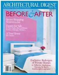 cover of ARCHITECTURAL DIGEST 2006